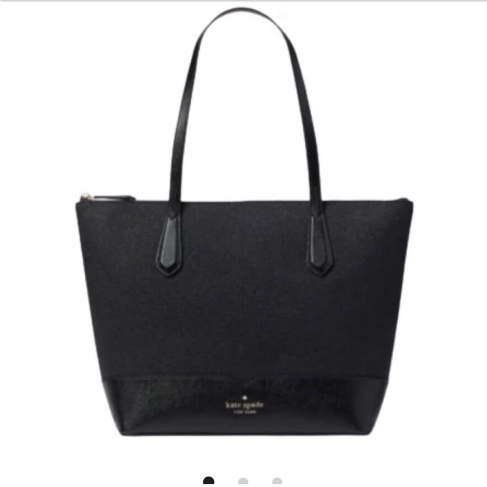 KATE SPADE LOLA GLITTER TOTE BAG